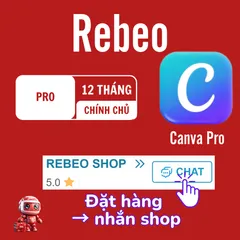 Nâng Cấp Canva Pro Chính Chủ 12 Tháng REBEO Shop