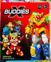 Đồ Chơi Lắp Ráp Robot X-BUDDIES 6in1 cool styling siêu nhân biến hình 137-4