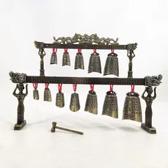 Chuông gió 2 tầng, chuông đồng loại 1 dùng trong Spa, TMV