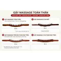 Gậy gỗ massage đả thông kinh lạc, giảm béo đánh tan mỡ bụng - gậy gỗ vạn năng massage dưỡng sinh
