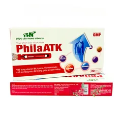 Siro Ống Uống PhilaATK Hộp 20 Ống x 10ml – Hỗ Trợ Tăng Sức Đề Kháng, Giúp Ăn Ngon