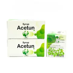 Syrup Acetun Cho Trẻ Hộp 20 Gói x 5ml – Hỗ Trợ Bổ Phế, Hạn Chế Ho, Giảm Tăng Tiết Đờm