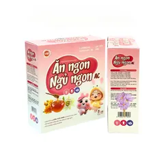 Siro Ăn Ngon Ngủ Ngon AC Cho Trẻ Hộp 20 ống x 10ml
