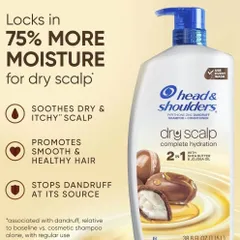 🧴 Dầu gội xả Head & Shoulders Dry Scalp Care 2-in-1 Mỹ dưỡng ẩm da đầu, chính hãng 400ml