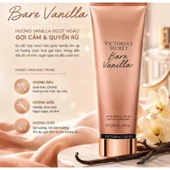 ( AUTH ) Sữa dưỡng thể Victoria's Secret Bare Vanilla Body Lotion 236ml fullsize