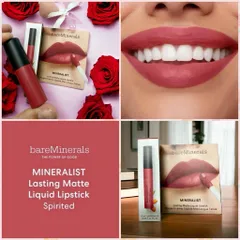 ( SPIRITED ) bareMinerals Màu hồng đất (hoặc đỏ hồng đất trầm dịu) mini 1.3ml