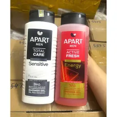 ( AUTH ) Gel tắm nam Apart Men dưỡng ẩm , bảo vệ da 3 trong 1 500ML