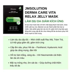 mặt nạ viên  JMsolution (Hàn Quốc) với dòng sản phẩm JMsolution Derma Care Vita Jelly Mask 30ml