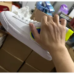 ( AUTH ) Size 36 Giày nữ Blazer Mid GS ‘Racer Blue Volt’ DB4677-100