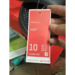 ( AUTH SIZE 10 US TƯƠNG ĐƯƠNG SIZE 44 ) DÉP BENASSI JDI SIZE  NỘI ĐỊA MỸ CHÍNH Hãng