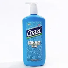 Sữa Tắm Gội Coast Hair & Body Wash Classic Scent, 946ml Chai Vòi - chính hãng