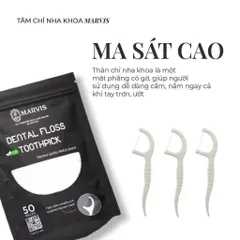 ( AUTH TÚI 50 CÁI ) Tăm Chỉ Nha Khoa Marvis