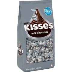 Kẹo Socola HERSHEY'S Kisses Milk Chocolate 330 viên 1.58kg - chính hãng