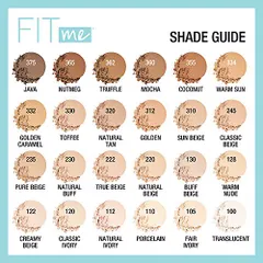 [Nhiều tone] Phấn Phủ Mịn Lì MAYBELLINE Fit Me Matte Poreless - chính hãng