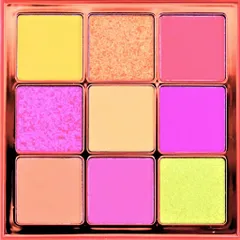 [XẢ KHO CODE SẢN XUẤT 2019] Bảng Phấn Mắt 9 Ô HUDA BEAUTY Neon Orange Obsessions Palette - chính hãng
