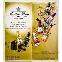 Kẹo Socola ANTHON BERG Chocolate hộp 64 chai - chính hãng