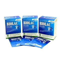 Cốm Vi Sinh BIOLAC PLUS Hộp 10 Gói _ Bổ Sung Lợi Khuẩn Và L-Lysine, Hỗ Trợ Cải Thiện Hệ Tiêu Hóa
