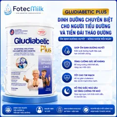 Sữa Bột Cho Người Tiểu Đường GLUDIABETIC PLUS FOTECPHAM Hỗ Trợ Kiểm Soát Đường Huyết Bổ Sung Dinh Dưỡng 900G Fotecmilk