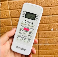 Điều Khiển Remote Comfee 2 Chiều Thay Thế Loại Ngắn – Phím Cao Su Êm, Tín Hiệu IR Xa 10m – Có Pin