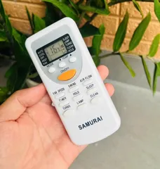 Remote Điều Khiển Thay Thế Máy Lạnh Samurai 2 Chiều Dạng Ngắn Có Pin