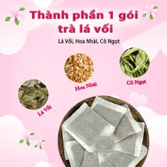 Comno Trà Lá Vối Hộp 30 Túi Lọc Tiện Lợi – Trà Thảo Mộc Lá Vối Tự Nhiên Nhỏ Gọn Dễ Pha Uống Mỗi Ngày Siêu Thị Thiên Nhiên