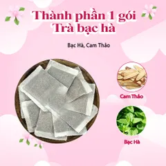 Combo Trà Lá Bạc Hà Thảo Mộc 30 Túi Lọc x 3g – Siêu Thị Thiên Nhiên – Tiện Lợi, Dễ Pha