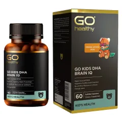 Viên Nhai Bổ Sung DHA Cho Bé New Zealand Go Kids DHA Brain IQ 60 Viên