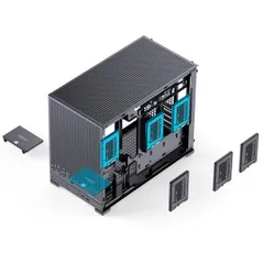 Vỏ Case Jonsbo D32 PRO Black - Kính cường lực / Mặt lưới Mesh, Hỗ trợ M-ATX | Thùng máy PC Gaming