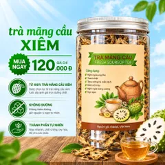 Trà Mãng Cầu Xiêm CAOFOOD 100% Tự Nhiên - Thảo Dược Hỗ Trợ Giấc Ngủ và Tăng Cường Sức Khỏe - Thơm Ngon, Dễ Uống, Trà Việt Nam