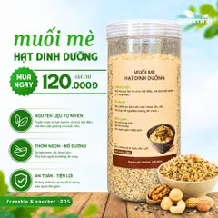 Muối Mè Hạt Dinh Dưỡng CAOFOOD – Hỗn Hợp Mè Đen, Hạt Macca, Hạt Điều, Ăn Chay, 500g - Sản Phẩm Tự Nhiên, Khỏe Mạnh từ Daklak