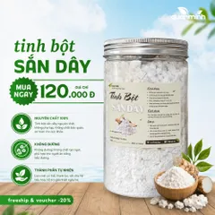 Tinh Bột Sắn Dây CAOFOOD Nguyên Chất 100% - Hàng Việt Nam, Giúp Thanh Nhiệt, Bổ Sung Năng Lượng, 500g/1kg