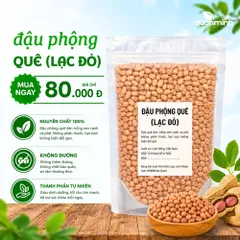Đậu Phộng Quê 1KG - Lạc Sạch Không Thuốc, Hạt Tươi Nguyên Chất Trồng Xen Cà Phê, Thực Phẩm Bổ Dưỡng Khoa Học Từ Daklak