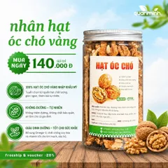 Nhân óc chó vàng CAOFOOD 450gr - Hạt dinh dưỡng cao cấp nhập khẩu từ Mỹ, tốt cho sức khỏe tim mạch và giảm cân