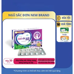 [Hộp 30 viên] NGŨ SẮC ĐƠN Tâm Dược hỗ trợ viêm mũi dị ứng, viêm xoang, thông xoang
