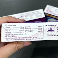 [Hộp 30 viên] NGŨ SẮC ĐƠN Tâm Dược hỗ trợ viêm mũi dị ứng, viêm xoang, thông xoang