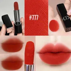Son Dio Velvet 777 Fahrenheit - Đỏ Cam Quyến Rũ, Lâu Trôi, Son Môi Cao Cấp Thời Trang