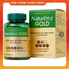 (Chính hãng) HỘP 100 VIÊN UỐNG NATURENZ GOLD DHG PHARMA HỖ TRỢ GIẢM TRIỆU CHỨNG VIÊM GAN, BẢO VỆ GAN HIỆU QUẢ