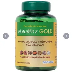 (Chính hãng) HỘP 100 VIÊN UỐNG NATURENZ GOLD DHG PHARMA HỖ TRỢ GIẢM TRIỆU CHỨNG VIÊM GAN, BẢO VỆ GAN HIỆU QUẢ