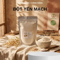Bột Yến Mạch Thiên Nhiên 1kg - Tẩy Tế Bào Chết, Làm Sạch Da, Dưỡng Da Dịu Nhẹ