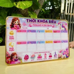 THỜI KHÓA BIỂU CHO BÉ – CHỦ ĐỘNG HỌC TẬP MỖI NGÀY