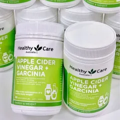 Viên uống Healthy Care Apple Cider Vinegar + Garcinia |90 viên| Hỗ trợ kiểm soát cân nặng/Giảm mỡ thừa & Thúc đẩy chuyển hóa năng lượng [S/P nội địa Úc không tem]