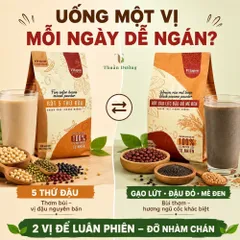 Combo Bột 5 Thứ Đậu & Gạo Lứt Đậu Đỏ Mè Đen Vitapro - Hỗ Trợ Giảm Cân, Giữ Dáng & Đẹp Da (Không Đường