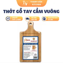 Thớt Gỗ Tay Cầm Vuông (TV1686)