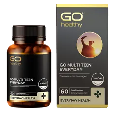 Viên Uống Vitamin Tổng Hợp GO Multi Teen Everyday 60 Viên - Hỗ Trợ Sức Khỏe Cho Thanh Thiếu Niên, Tăng Cường Tập Trung
