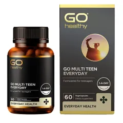 Viên Uống Vitamin Tổng Hợp GO Multi Teen Everyday 60 Viên - Hỗ Trợ Sức Khỏe Cho Thanh Thiếu Niên, Tăng Cường Tập Trung