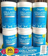 Bột collagen Orgain collagen peptides +probiotics 726g - Hàng mới, bản mới
