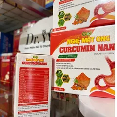 Gel Dạ dày Nghệ Mật Ong CURCUMIN NANO giảm trào ngược dạ dày tá tràng, đầy hơi,ợ chua,đau rát,nóng bỏng vết loét H20 gói