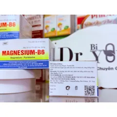 Viên uống Magnesium B6 Thái Bình-Bổ sung Magie và Vitamin B6 giúp giảm căng thẳng, đau thần kinh cơ (Hộp 100 viên)