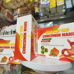 Gel Dạ dày Nghệ Mật Ong CURCUMIN NANO giảm trào ngược dạ dày tá tràng, đầy hơi,ợ chua,đau rát,nóng bỏng vết loét H20 gói