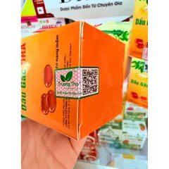 Viên Dầu Gấc VITAGA - DHA(Trường Thọ)bổ sung tinh chất gấc,vitamin E và DHA da sáng,trí nhớ tốt,tăng miễn dịch-Hộp 100v